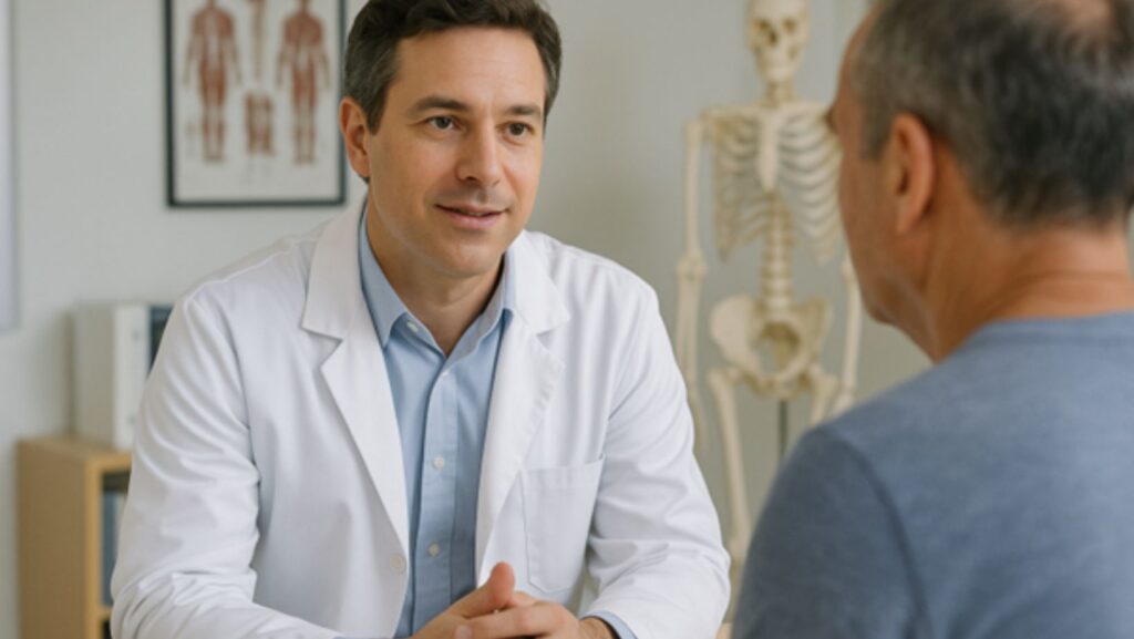 orthopaedic-doctor-consulting-patient-about-specific-condition-treatment-and-recovery-options