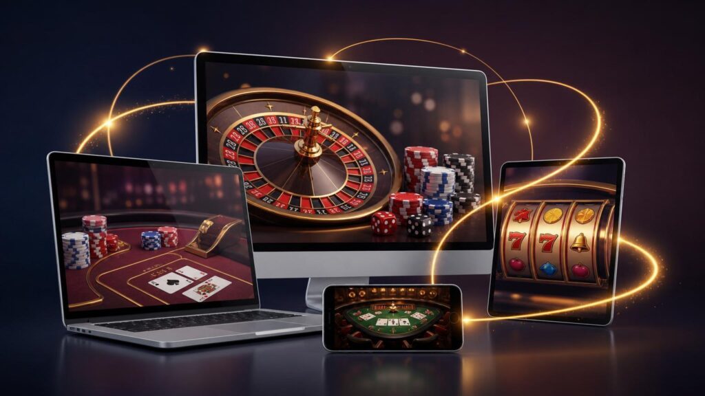 Casino cross-device engagement