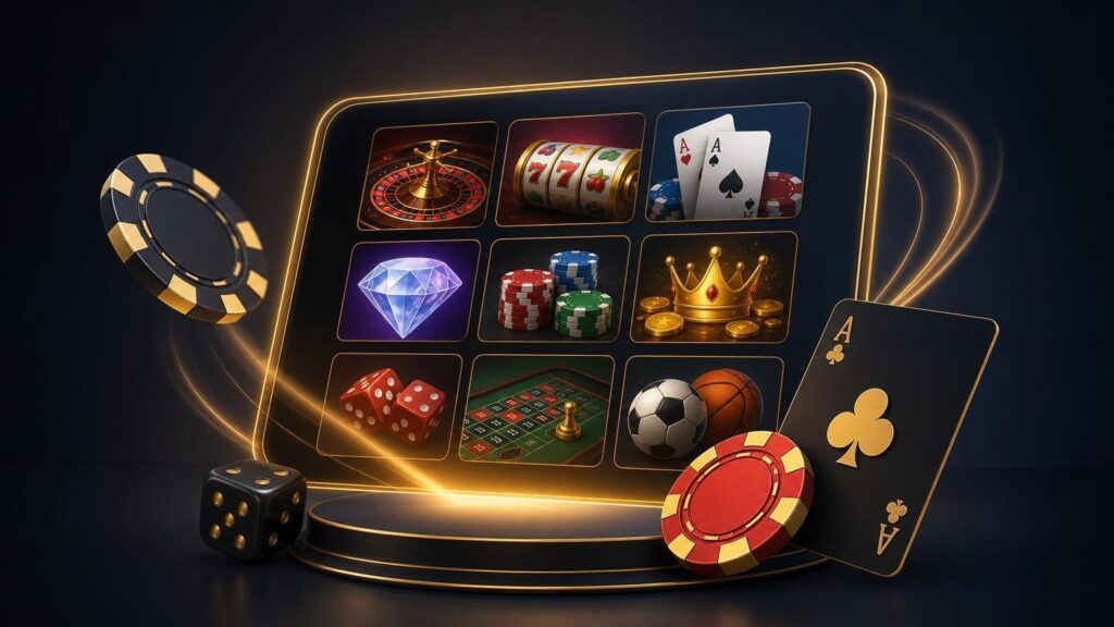Casino game library