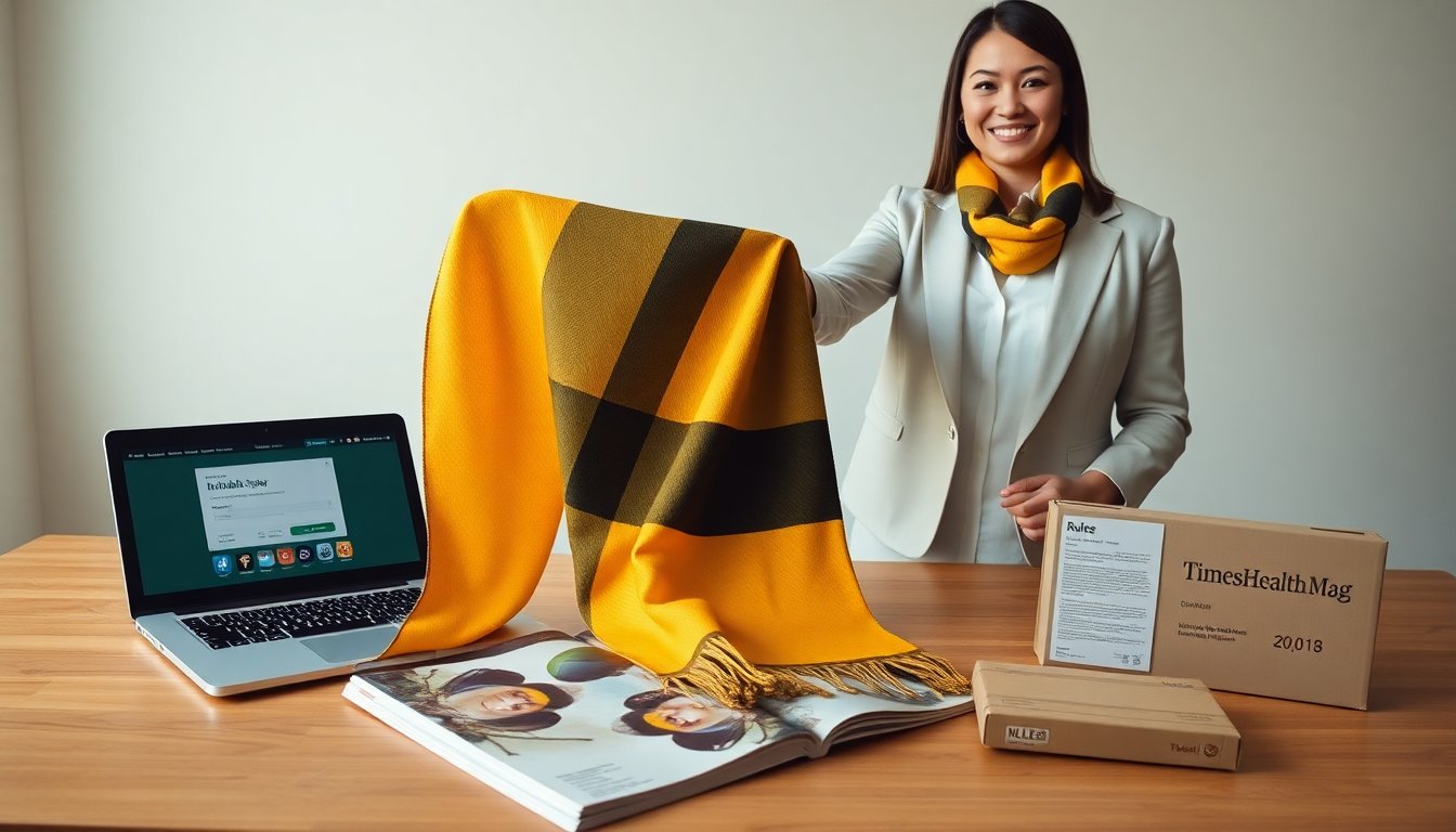 bumblebee scarf timeshealthmag giveaway